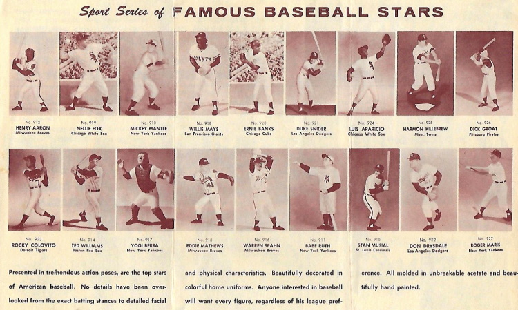 1950s-60s Ernie Banks Chicago Cubs Original Hartland Baseball Statue Some  Cracks